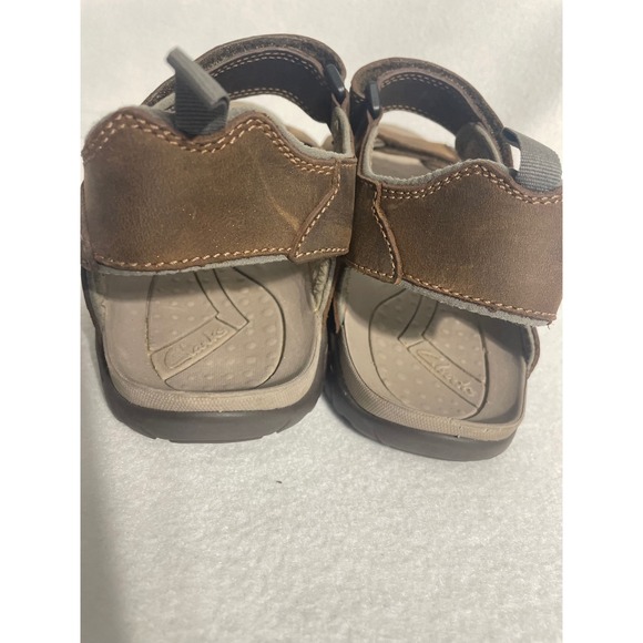 Clarks Leather Sport Sandals Fisherman Men 12M Brown Adjustable Straps 63581 main image 5